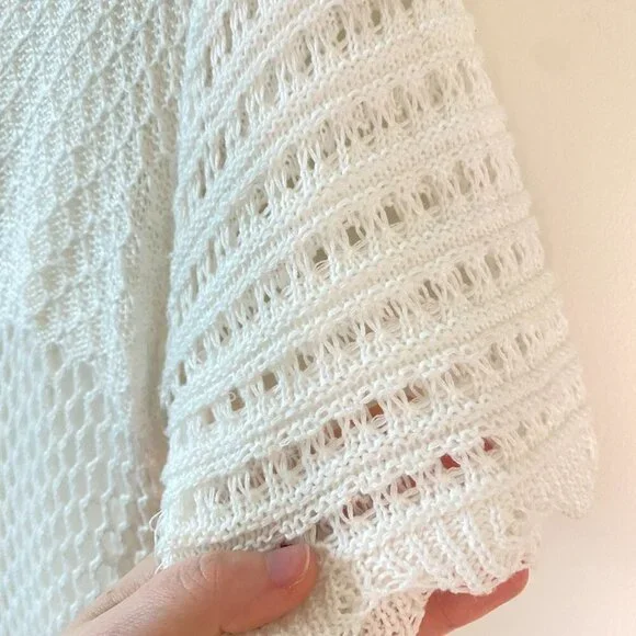 Women's Cotton Solitaire Crochet Beach/Spring Maxi Dress Boho and Elegant - Picture 11 of 16